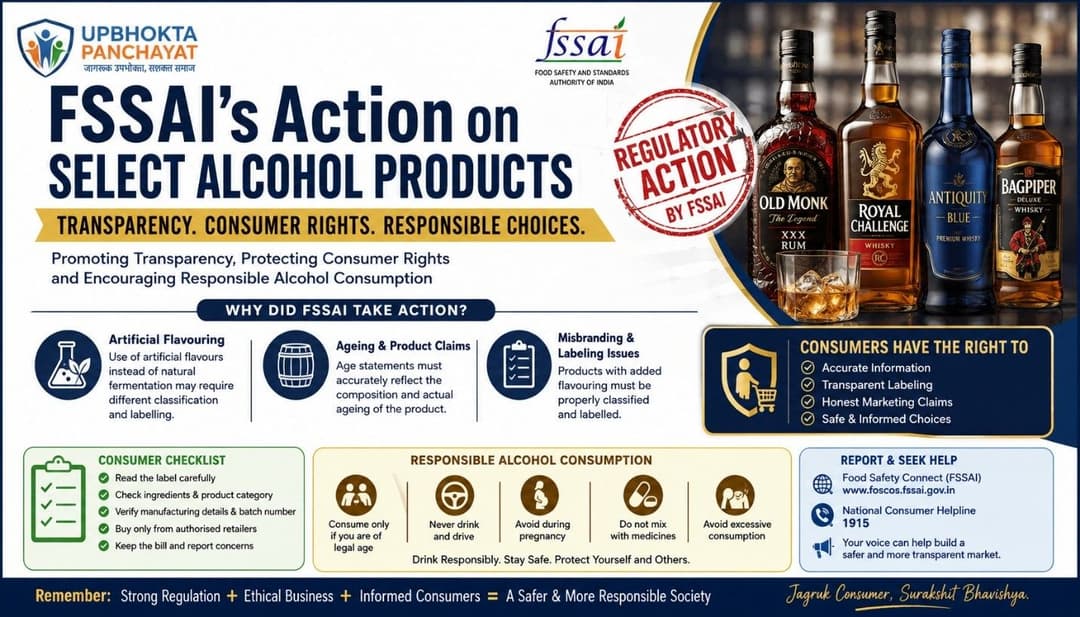 FSSAI's Regulatory Action on Select Alcohol Products