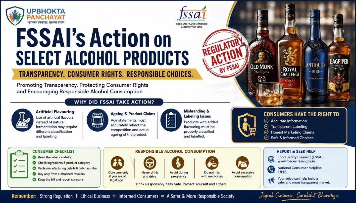 FSSAI's Regulatory Action on Select Alcohol Products