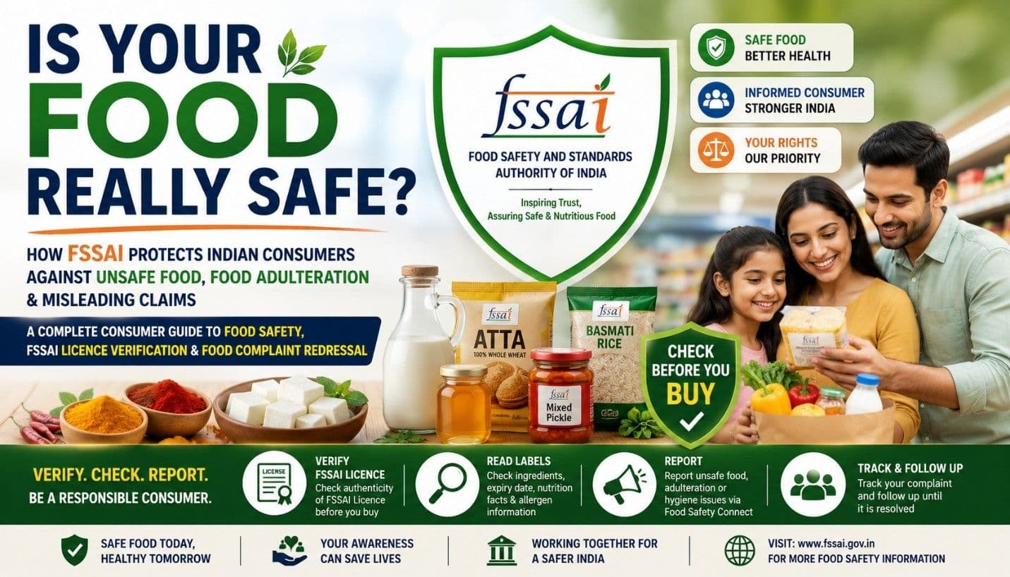 FSSAI Protects Indian Consumers Against Unsafe Food, Food Adulteration and Misleading Claims